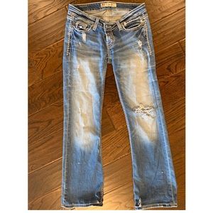 BKE Stella Bootcut heavily distressed